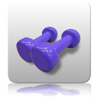 Dumbbell (Vinyl) - 2.0kg Pair