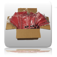 Bulk 10 - AOK Resist Band Red (Medium) 1.2m